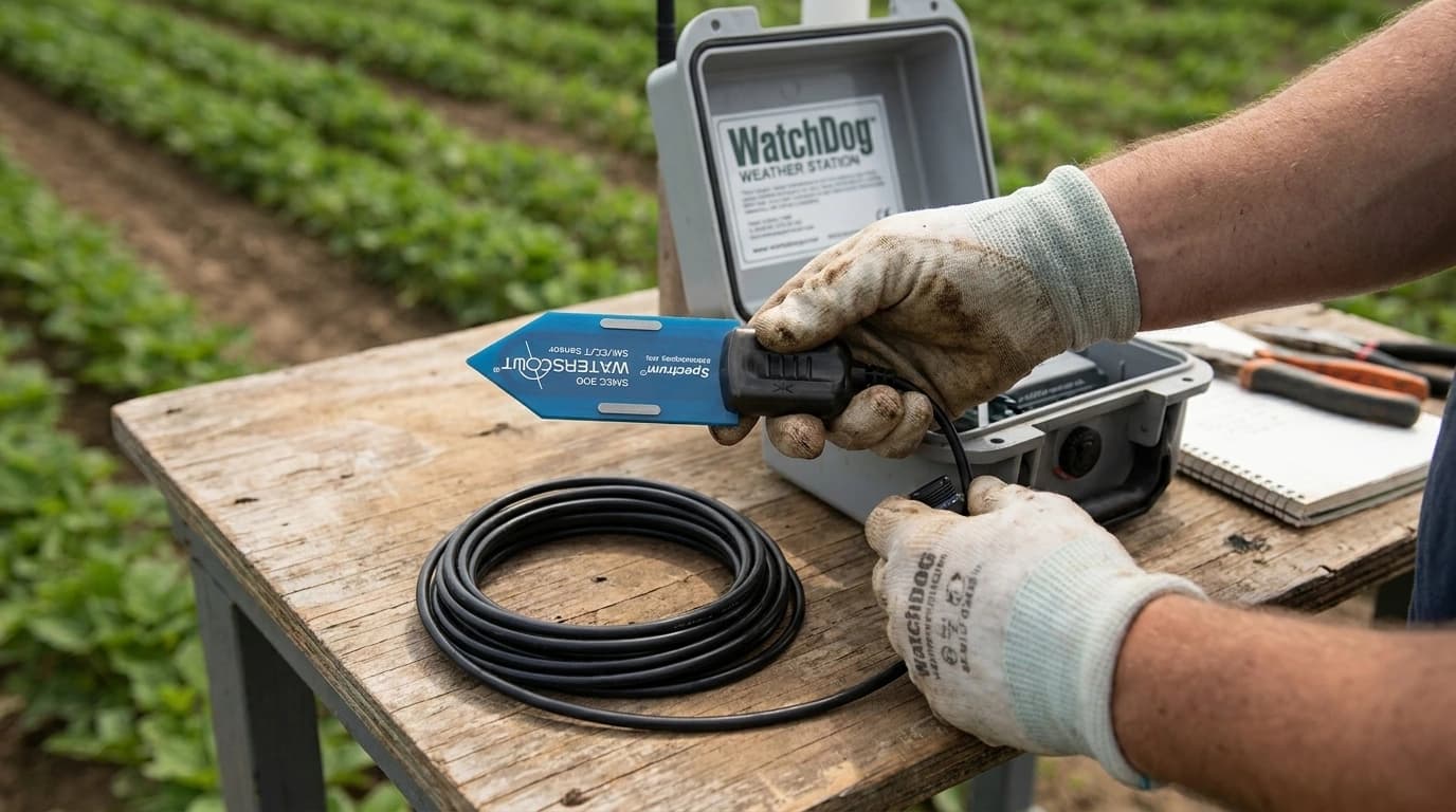 WaterScout SMEC300 – czujnik wilgotności, EC i temperatury gleby, przewód 6,1 m