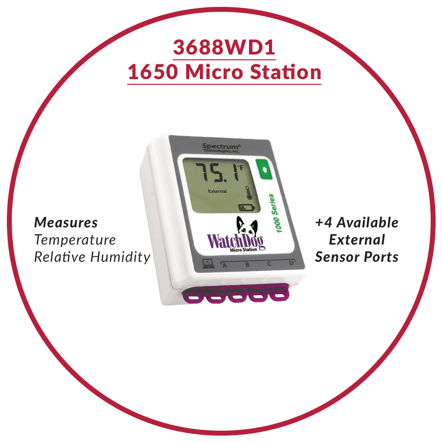 WatchDog 1650 – mikrostacja temperatury i wilgotności