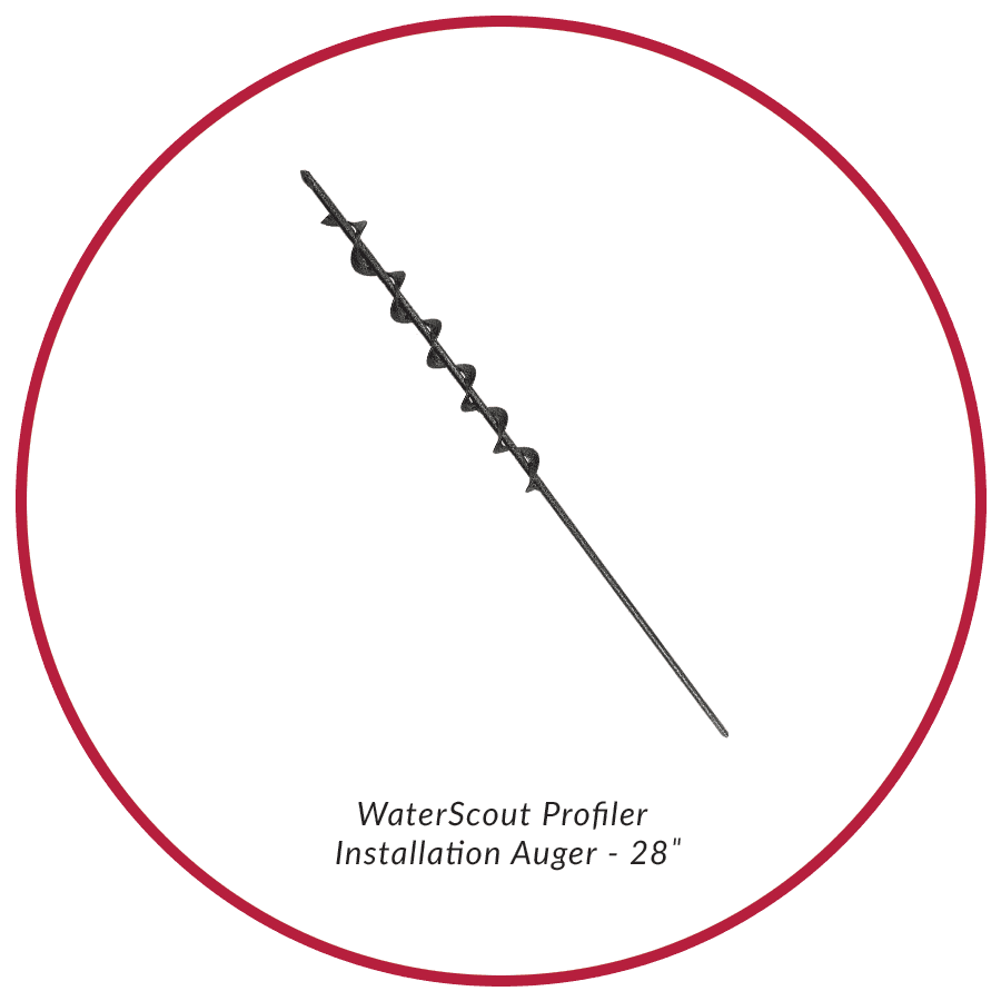 Świder montażowy do sond profilowych WaterScout, 71 cm