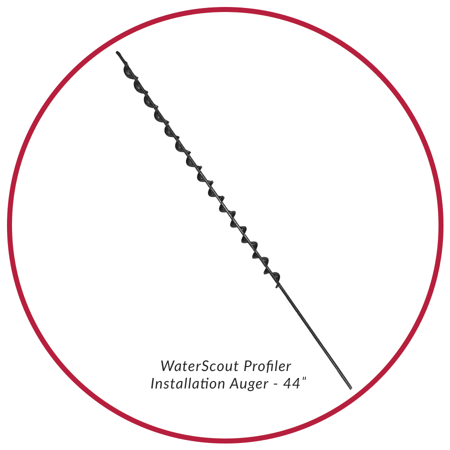 Świder montażowy do sond profilowych WaterScout, 112 cm