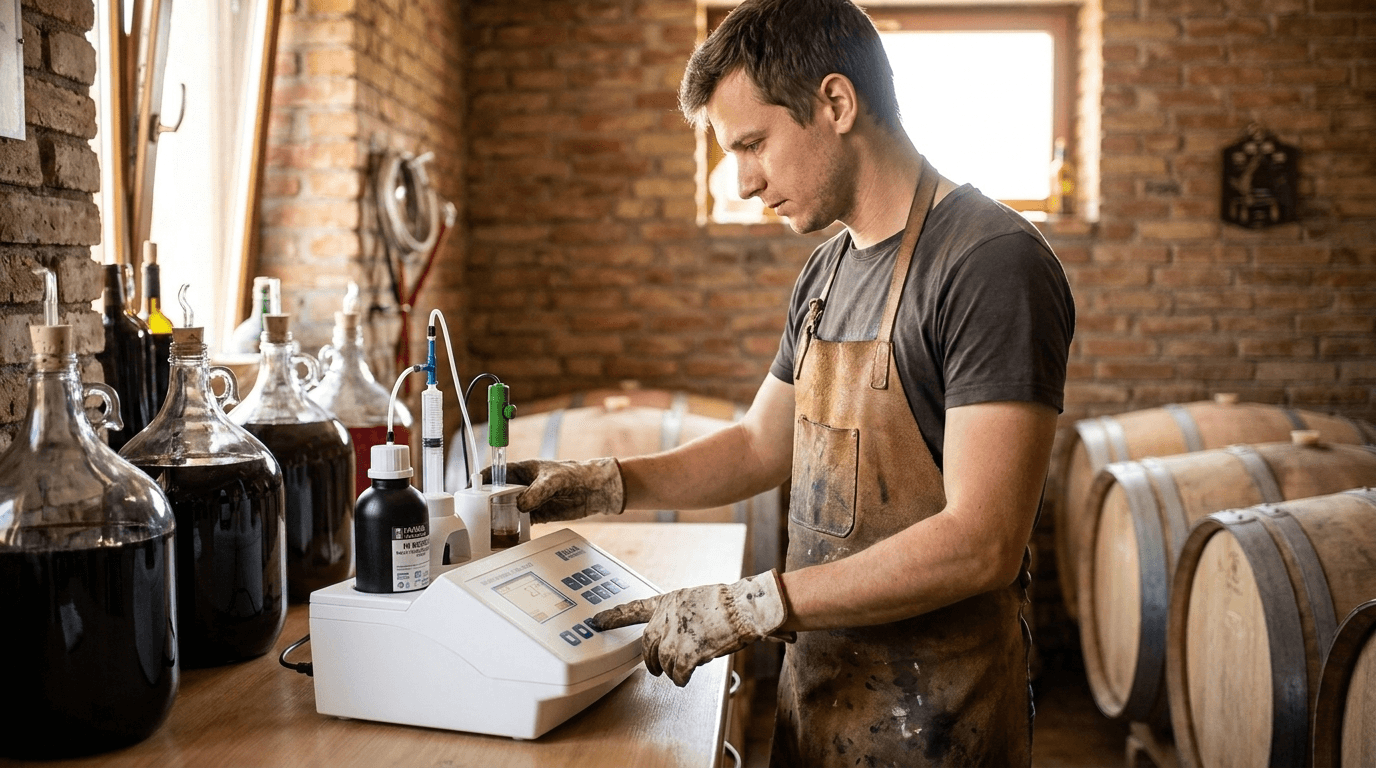 HANNA HI84500 – minititrator SO₂ w winie